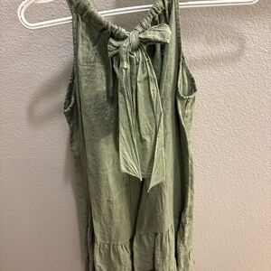 NWT - Bellambra Linen Dress Sage Green